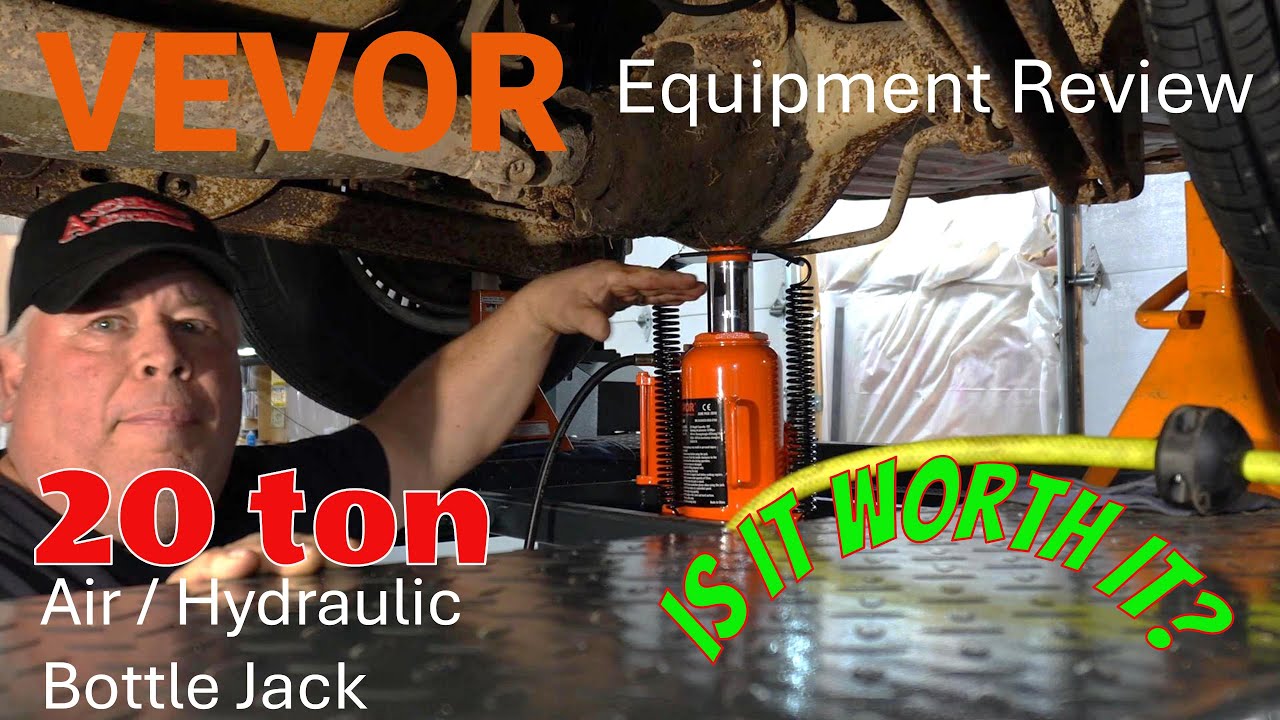 Vevor 20 Ton Bottle Jack Air over Hydraulic REVIEW 