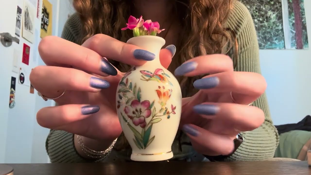 ASMR tapping, scratching, and rambling 