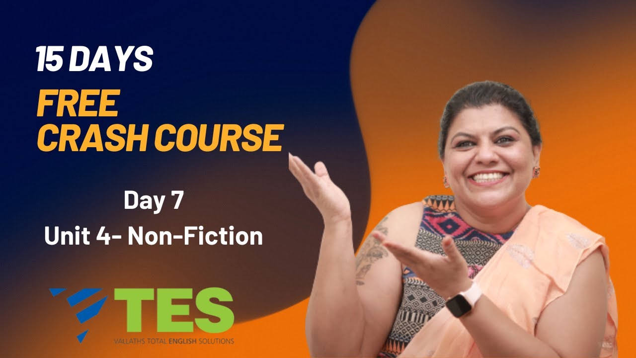 Crash Course Day 7: Unit 4- Non-Fiction