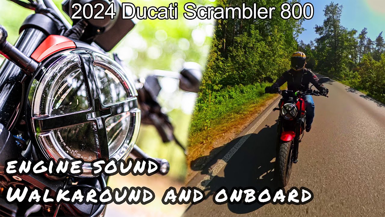 Ducati Scrambler 800 2024 Full Throttle Details, Raw Onboard  Raw engine sound Termignoni and 360 X4