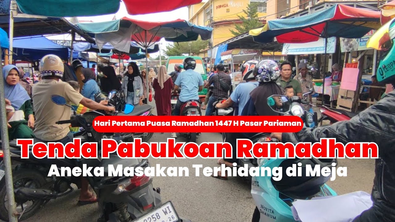 GULAI TUNJANG TAK ADA !!! YANG LAIN ADA | TENDA PABUKOAN PASAR PARIAMAN 