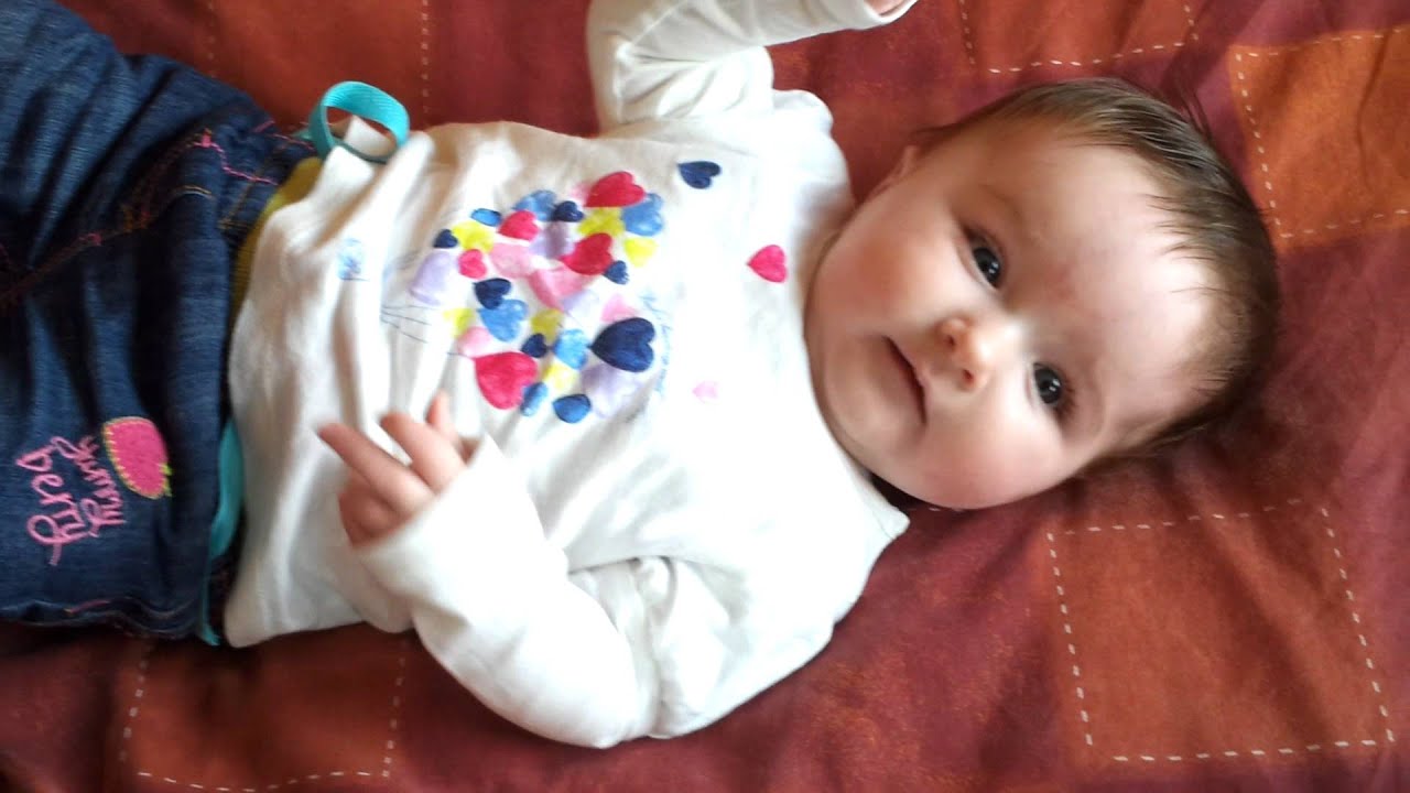 Baby Eleanor being tickled! :)