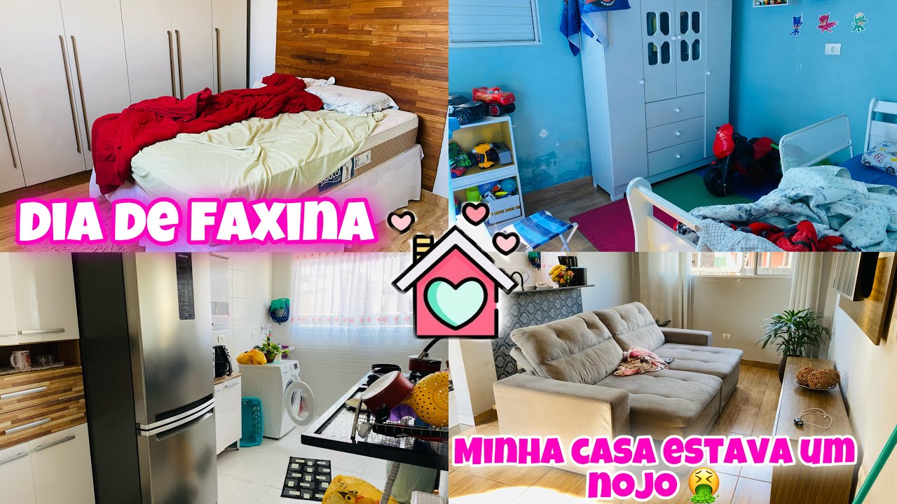 DIA DE FAXINA |MINHA CASA ESTAVA UM NOJO 🤮 | MOTIVAÇÃO DE LIMPEZA
