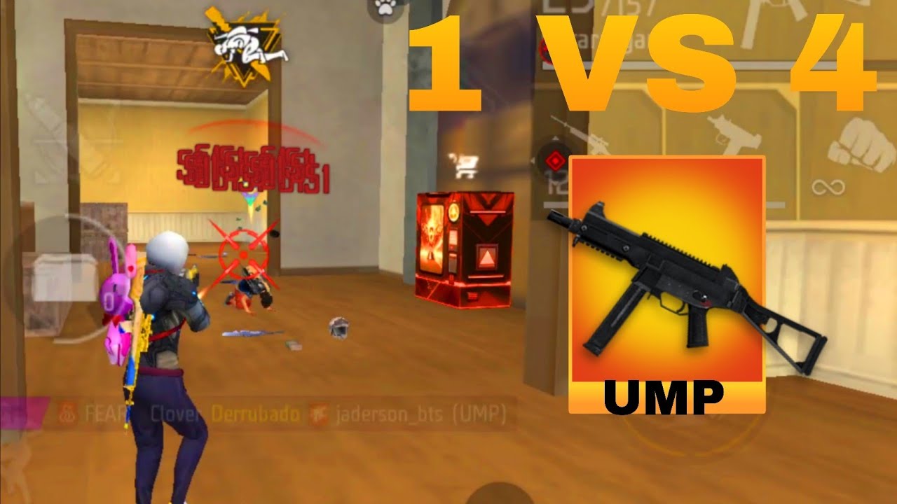 JOGUEI COM A UMP A ÚNICA ARMA QUE EU DO CAPA!! - Free Fire Mobile