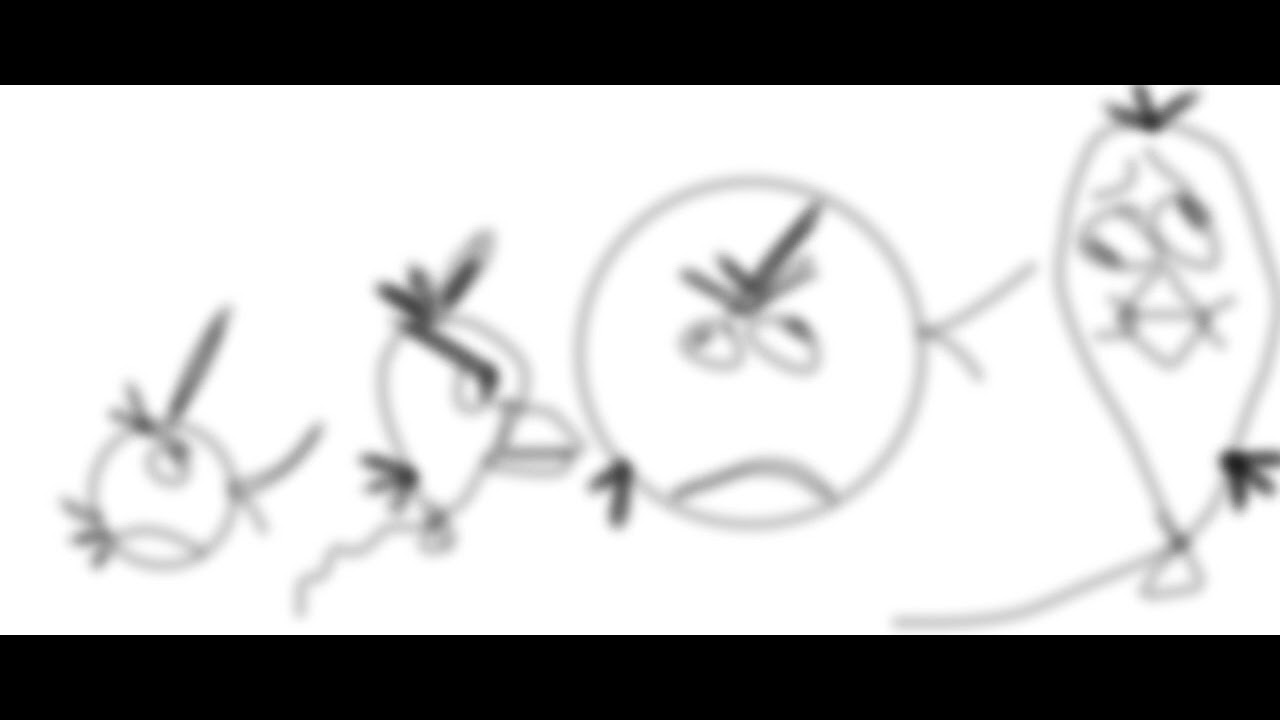 Angry birds prototype orange bird (bubbles) design 