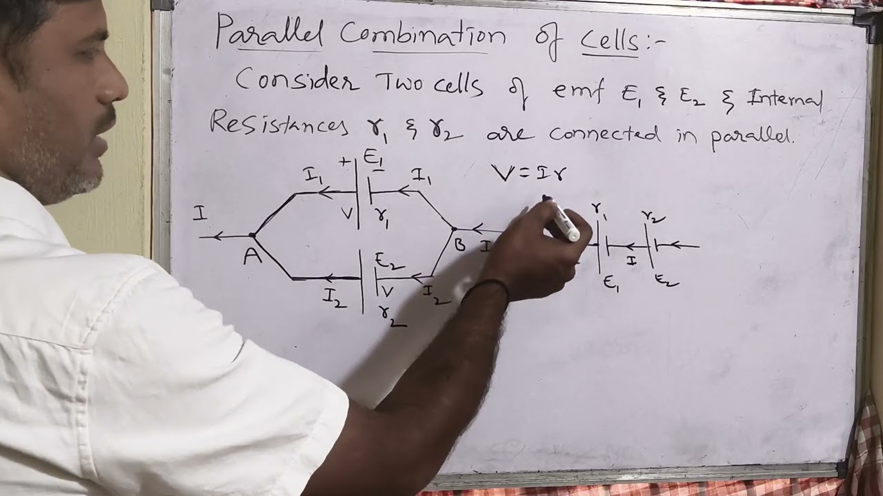 Parallel combination of two cells