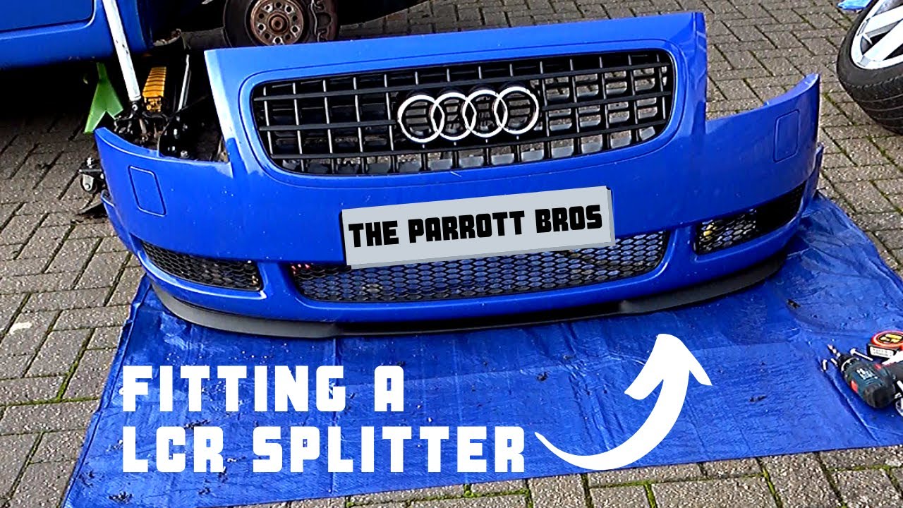 How To Fit Front Splitter To Audi TT Mk1