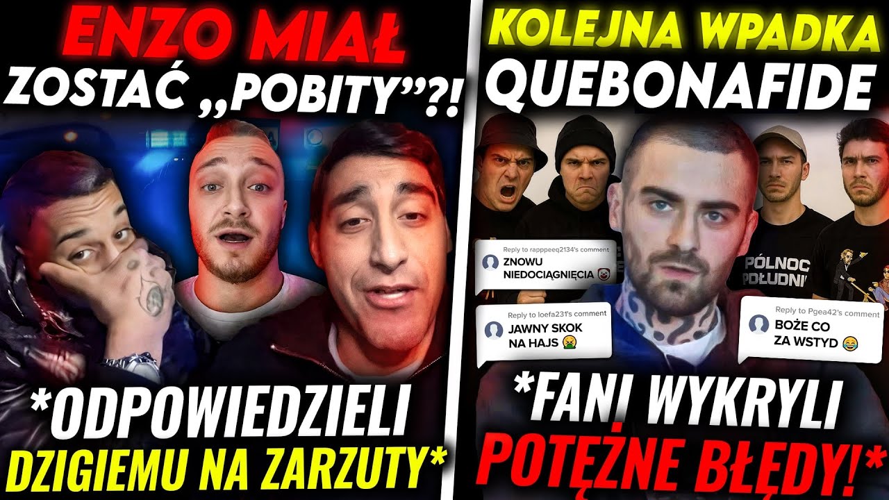 ENZO WPADŁ W POWAŻNE KŁOPOTY?! QUEBONAFIDE ZNOWU ZAWI&Oacute;DŁ FAN&Oacute;W?!