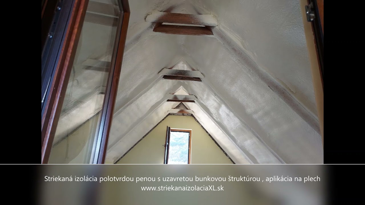 Striekaná izolácia PUR penou - ZATEPLENIE PODKROVIA, ZATEPLENIE STROPU, ZATEPLENIE PODLAHY
