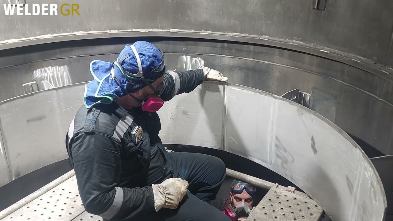 Replacement and welding in Scrubber System in Ships