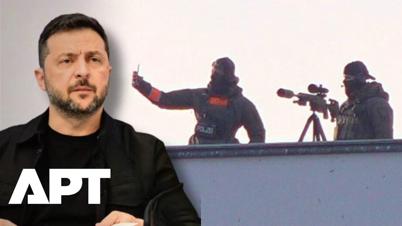 Sniper Selfie! Armed Marksmen Spotted on Berlin Rooftop During Zelensky Visit | APT