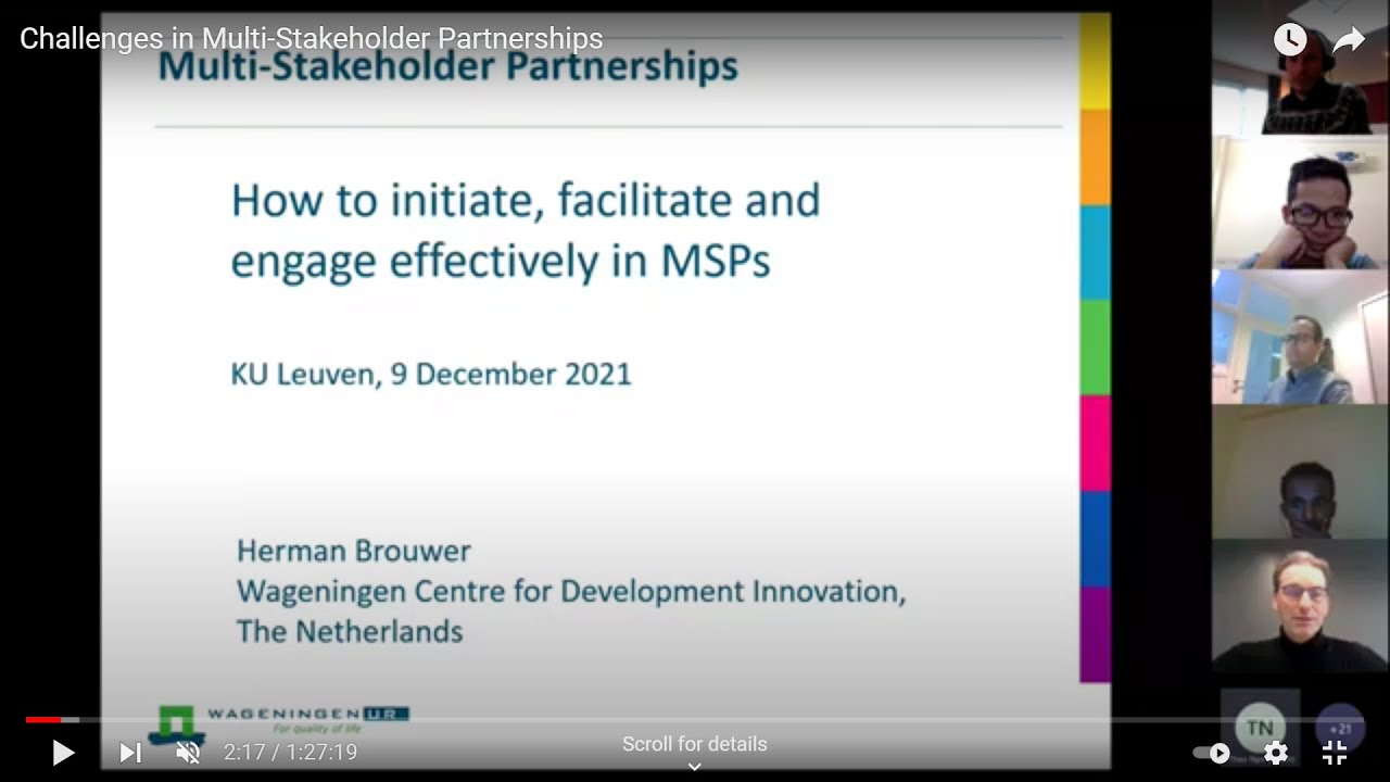 Challenges in Multi-Stakeholder Partnerships