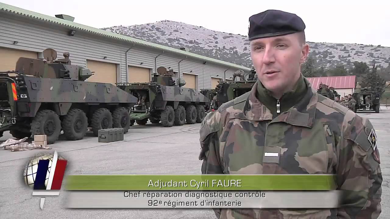 Départ au Mali du 92e régiment d'infanterie