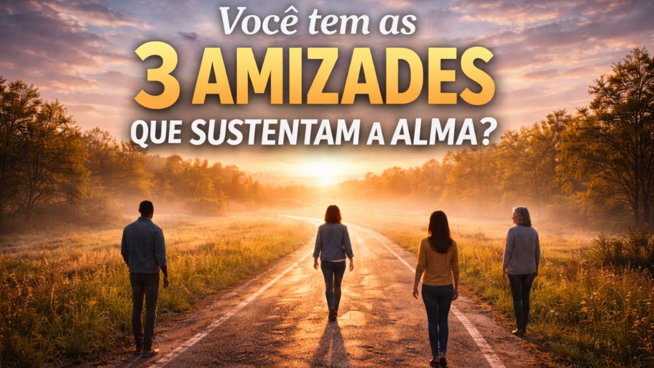 VOC&Ecirc; TEM AS 3 AMIZADES QUE SUSTENTAM A ALMA?