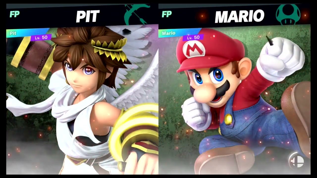 Super Smash Bros Ultimate Amiibo Fights – Pit vs the World #1 Pit vs Mario