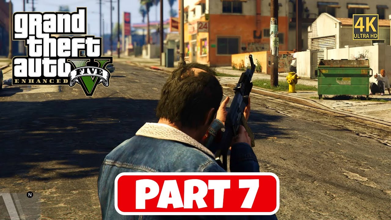 GTA 5 Enhanced Gameplay Walkthrough PART 7 - 4K 60FPS | Before GTA 6