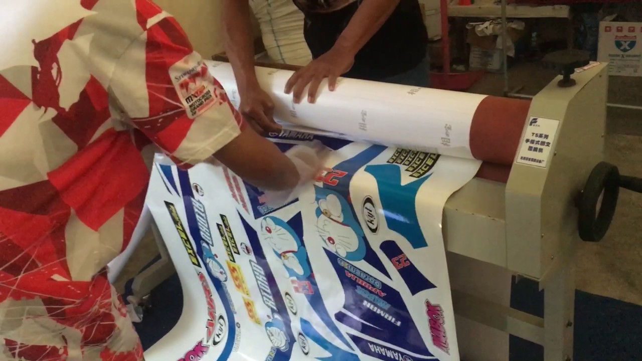Review proses laminasi decal sticker