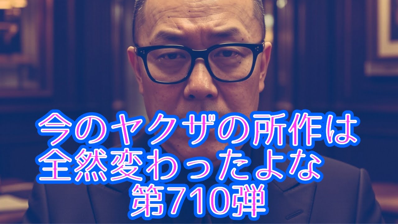 今のヤクザの所作は全然変わったよな　第710弾