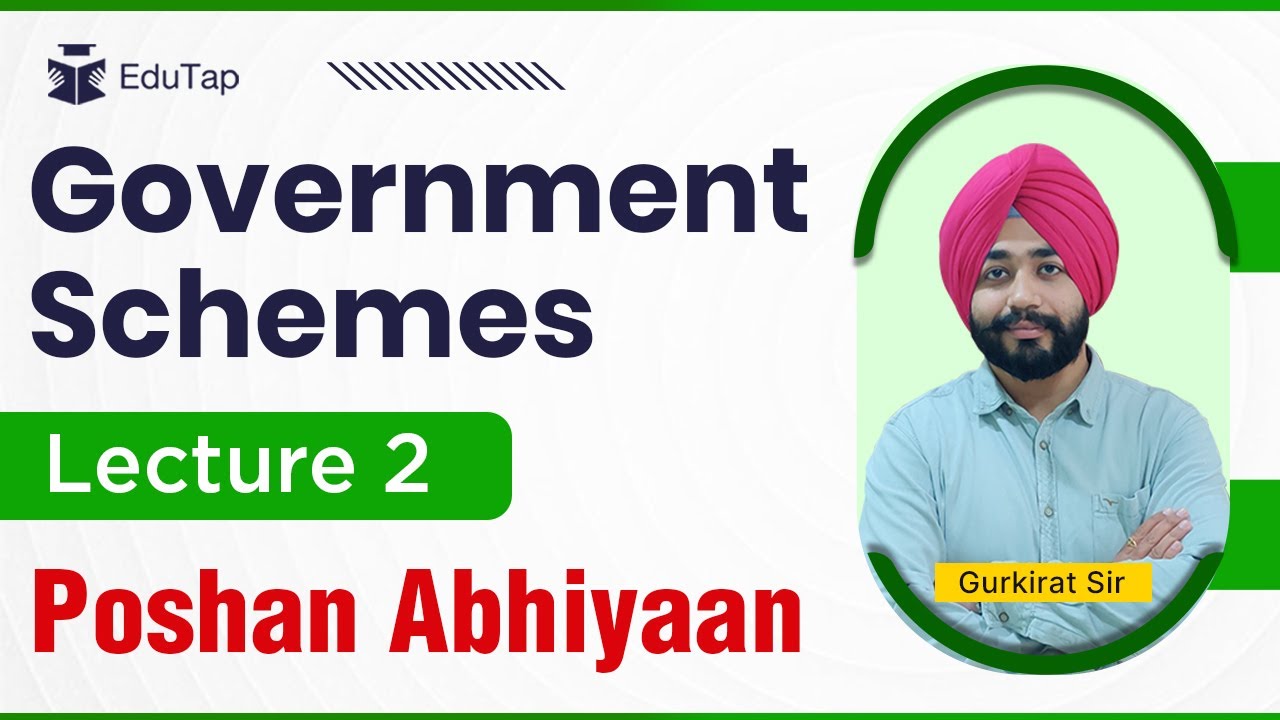 Poshan Abhiyaan | Important Government Schemes & MCQs by Gurkirat Sir