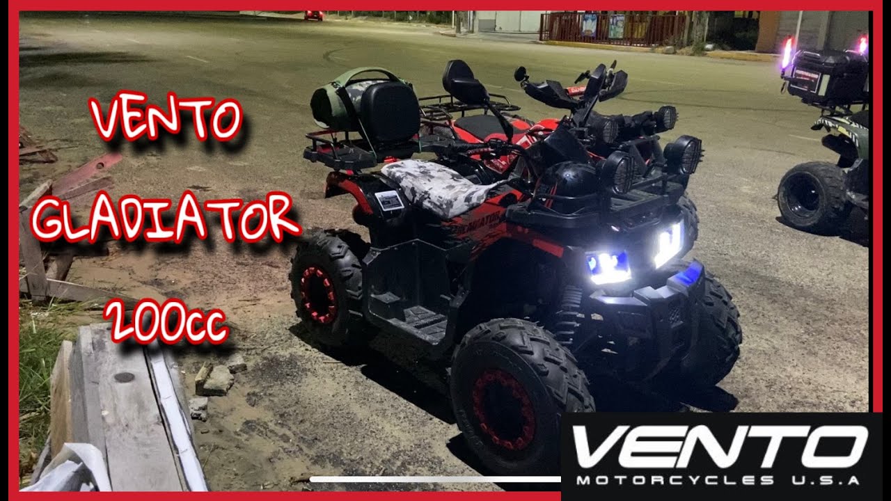 cuatrimoto VENTO GLADIATOR 200 es BUENA OPCION?sera mejor compra que la YUMA 250?
