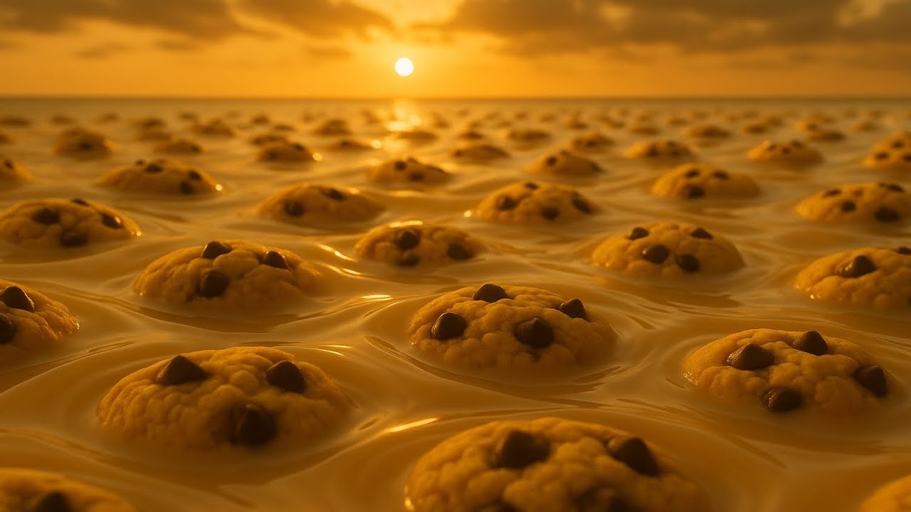 An Ocean Of Cookies And Milk, Relaxing Dessert Ambience To Melt Your Stress Away