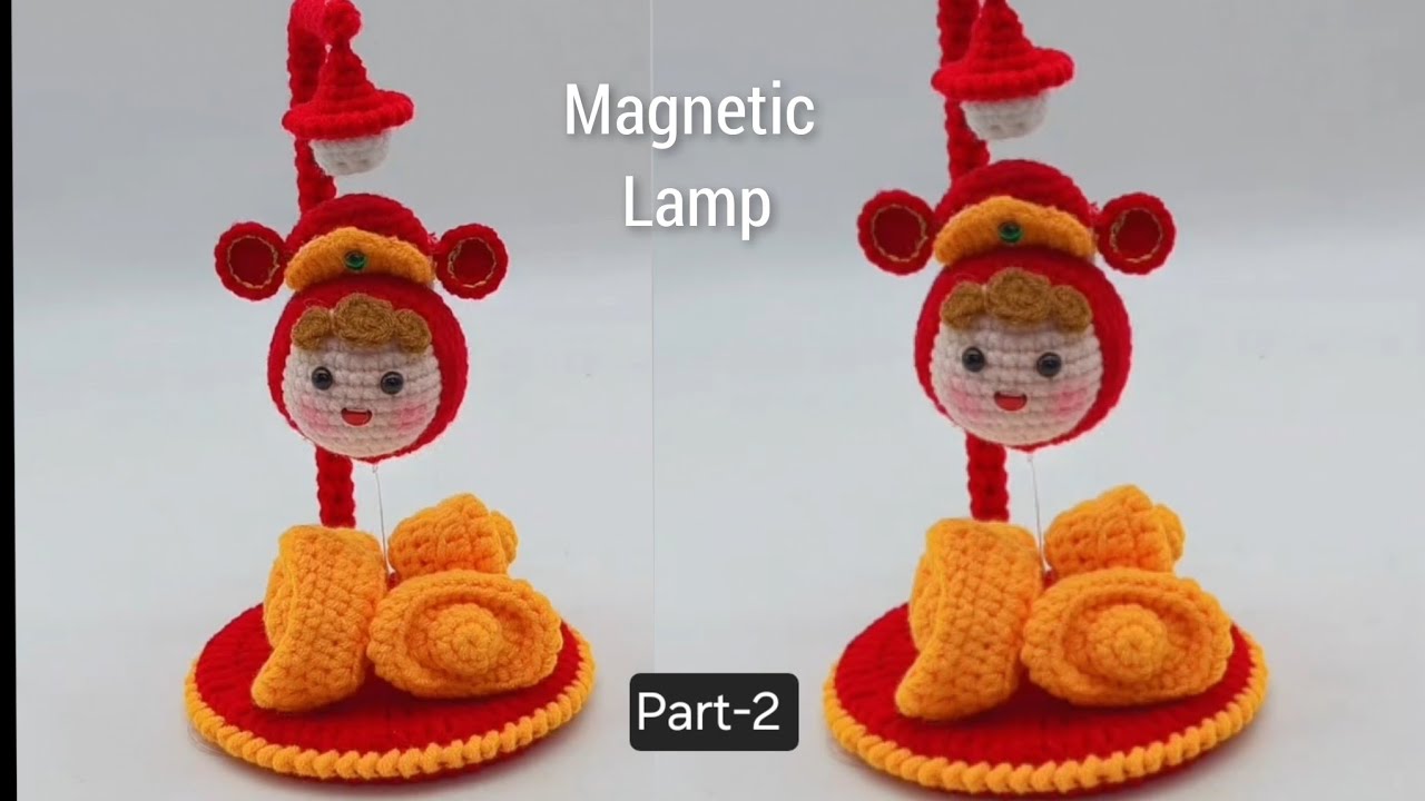 Great Idea For Gift | Crochet Magnetic Lamp Tutorial | Step-by-step @Amazing_ideas11 