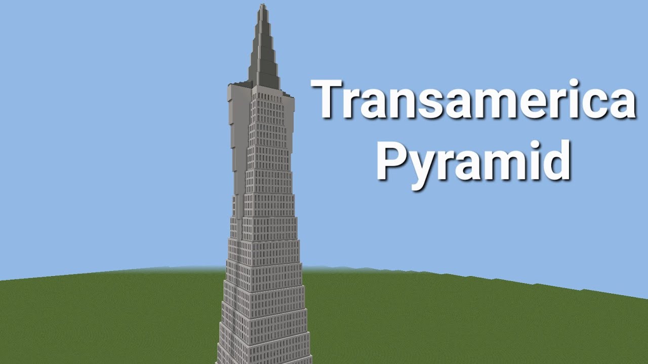 How to build the Transamerica Pyramid Minecraft tutorial