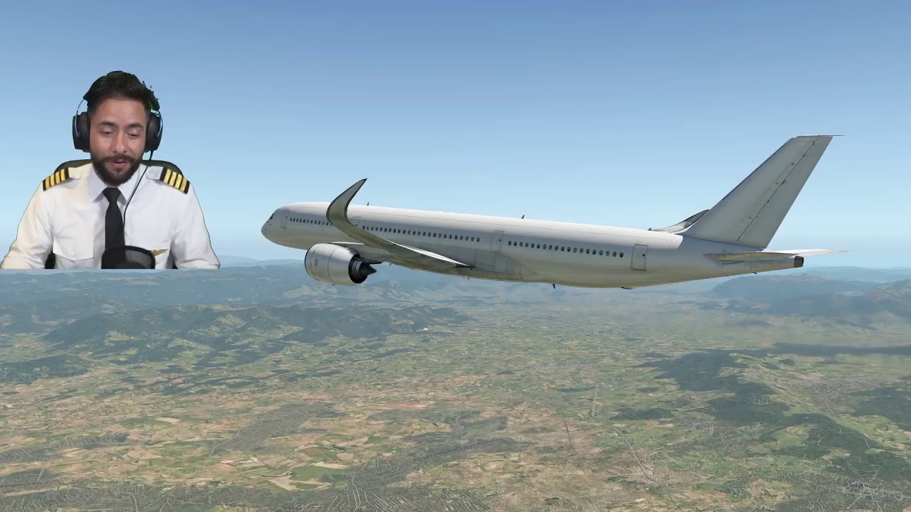 A350 Captain flying virtual A350