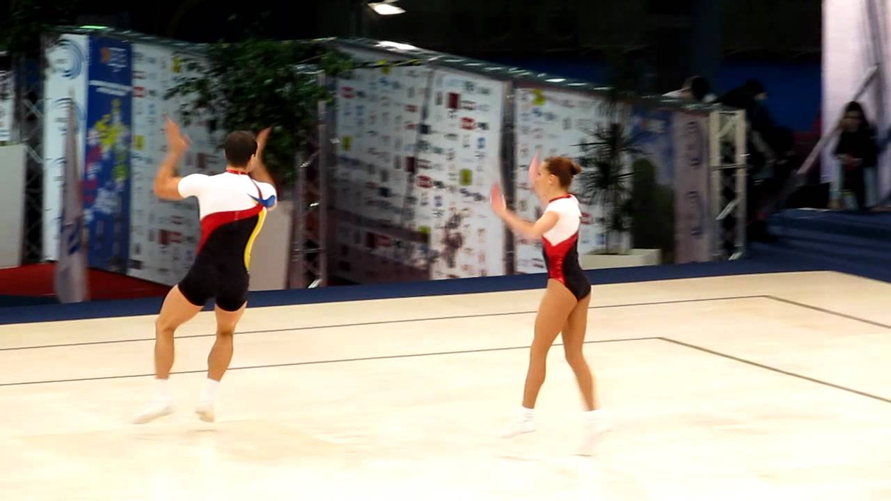 Aerobic European Championships 2011. Romania HD (Tudor Valentin Mavrodineanu and Andreea Bogati)