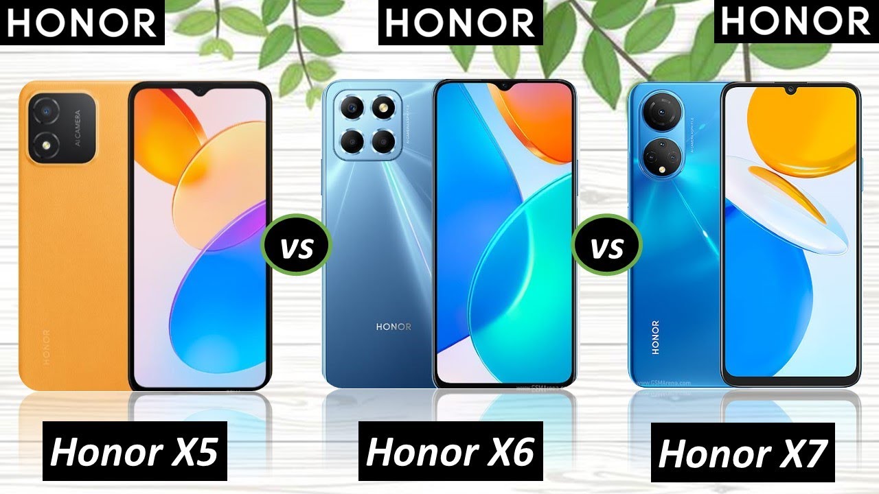 honor x5 vs honor x6 vs honor x7