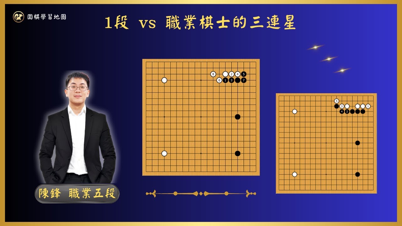 【圍棋學習地圖】1段 vs 職業棋士的AI時代三連星！