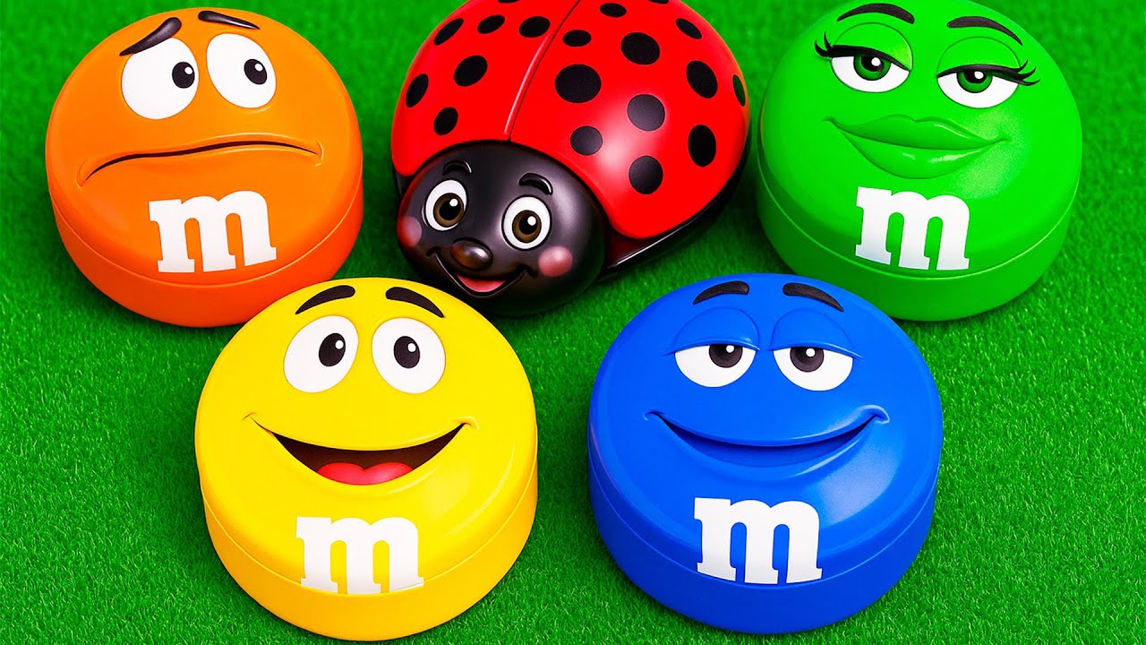 2 Minutes Satisfying with Unpacking Yummy Paw Patrol and Delicious M&M'S Candy From Funny Tins ASMR