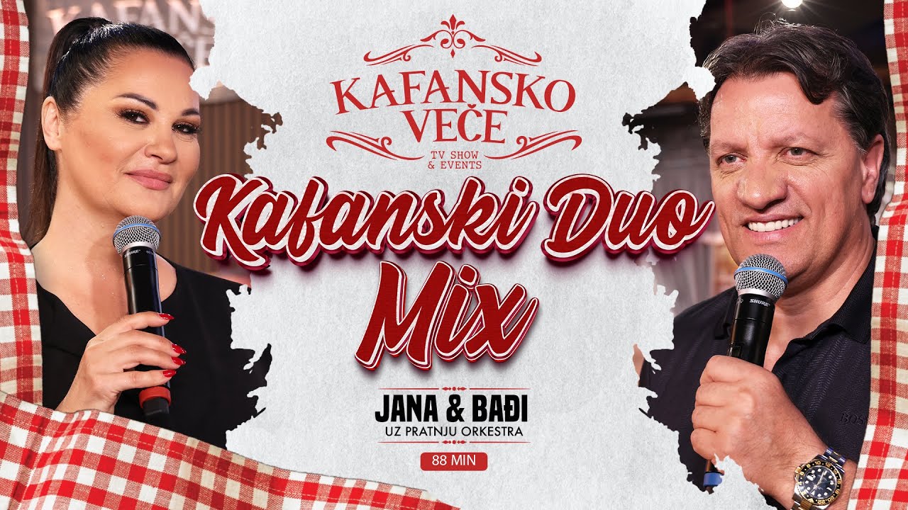 JANA & BADJI - KAFANSKI DUO MIX 88MIN | UZIVO | (PEDJA & ENERGY BAND) | 2024 | KAFANSKO VECE