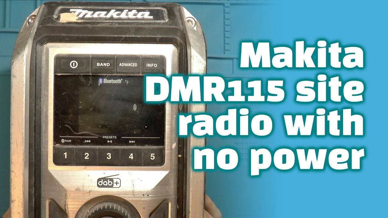 Неисправность радиосвязи Makita DMR115 - нет питания!