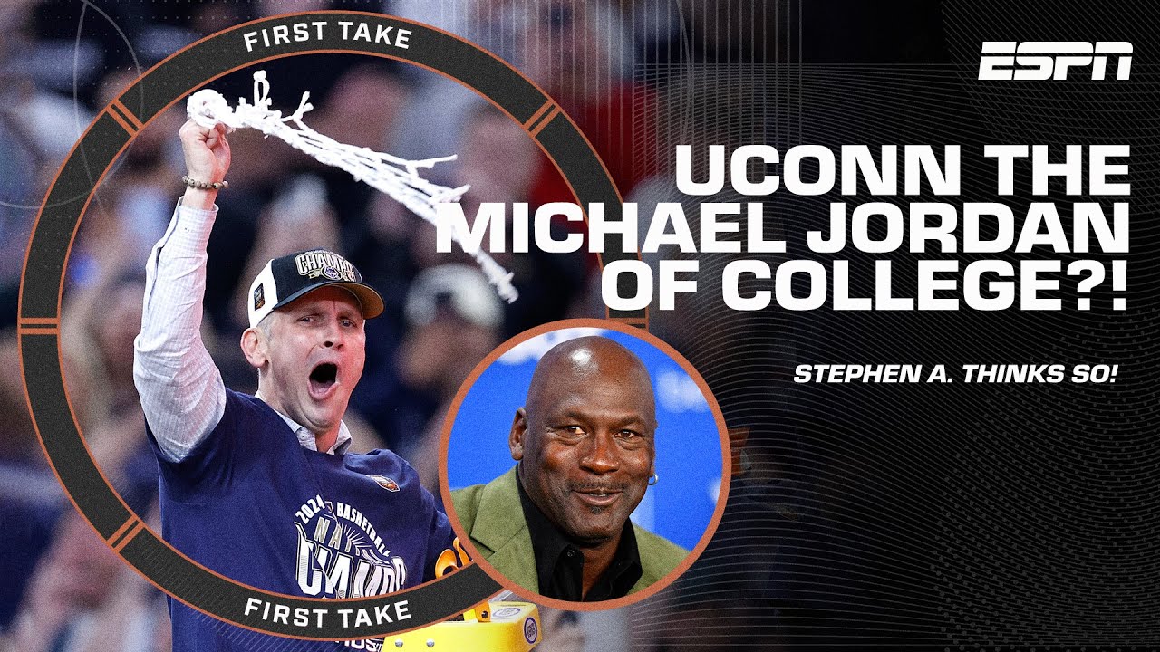 UConn is the Michael Jordan of basketball! - Stephen A. on their back-to-back DOMINANCE | First Take