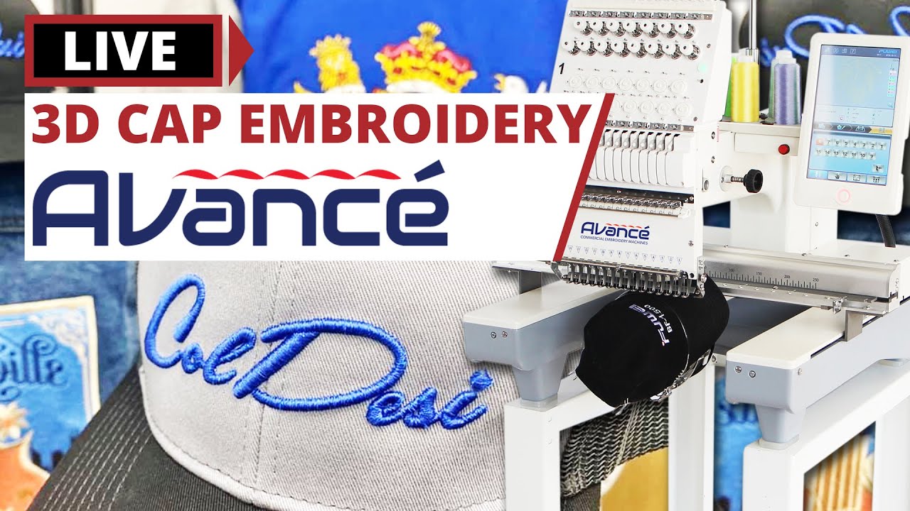 Avance Webinar | Watch 3D Embroidery on a Cap!
