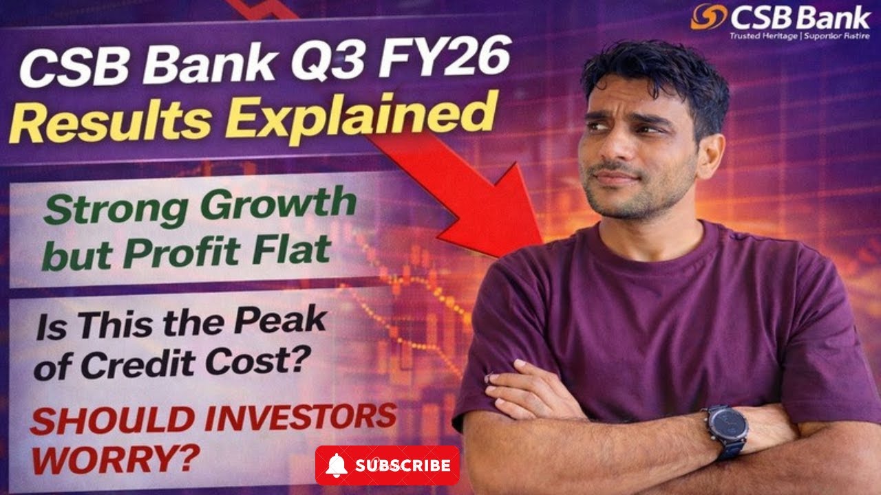 CSB Bank Q3 FY26 Results Explained | Why Profit Flat?