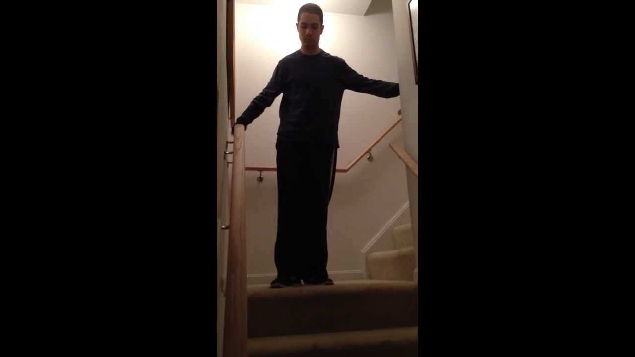 PSH.  C4-C5 incomplete SCI.  18 months post.  Going down stairs.