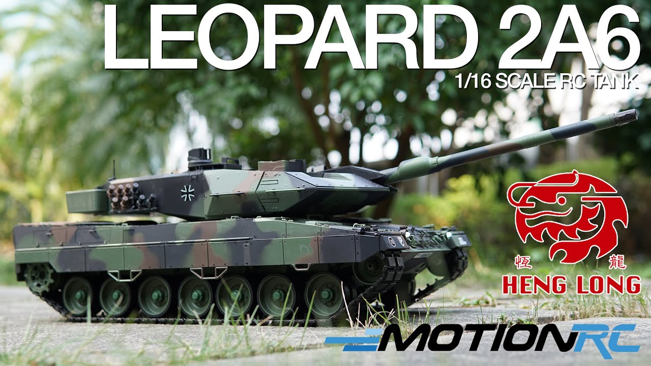 Leopard 2A6 - Heng Long TK6.0 RC Tank - Motion RC Overview