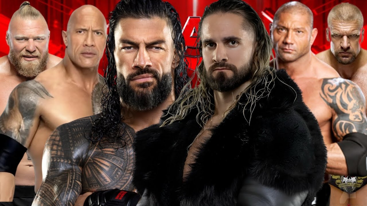 WWE2K23 team roman reigns vs team seth rollins 