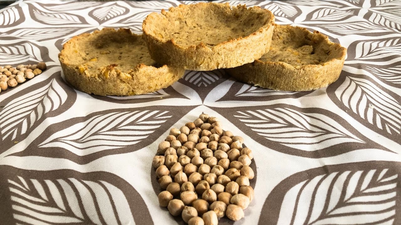🔥​ RECETA de MASA de TARTA con GARBANZOS COCIDOS FACILES 🔥​  | Recetas VEGANAS 🦔​