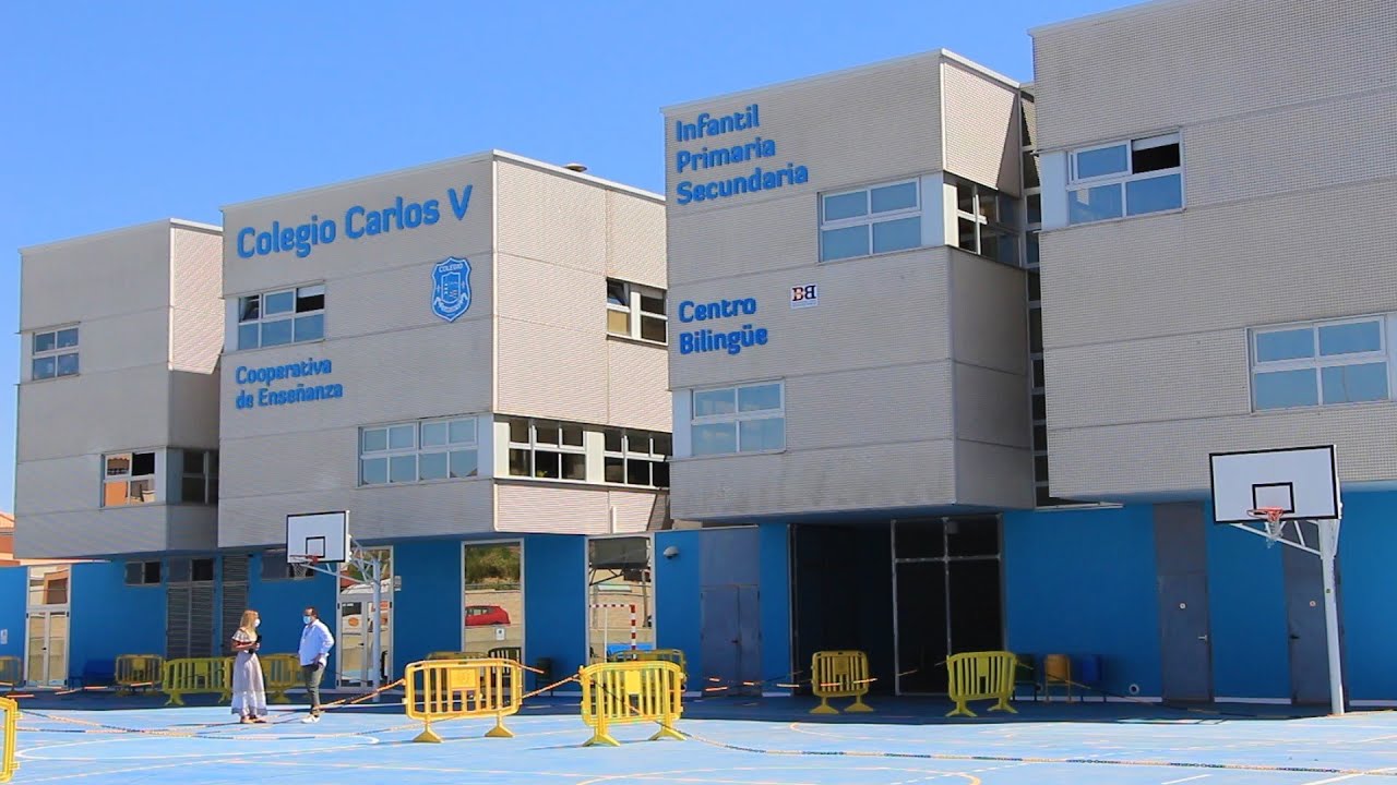 El Colegio Carlos V preparado para el inicio de curso