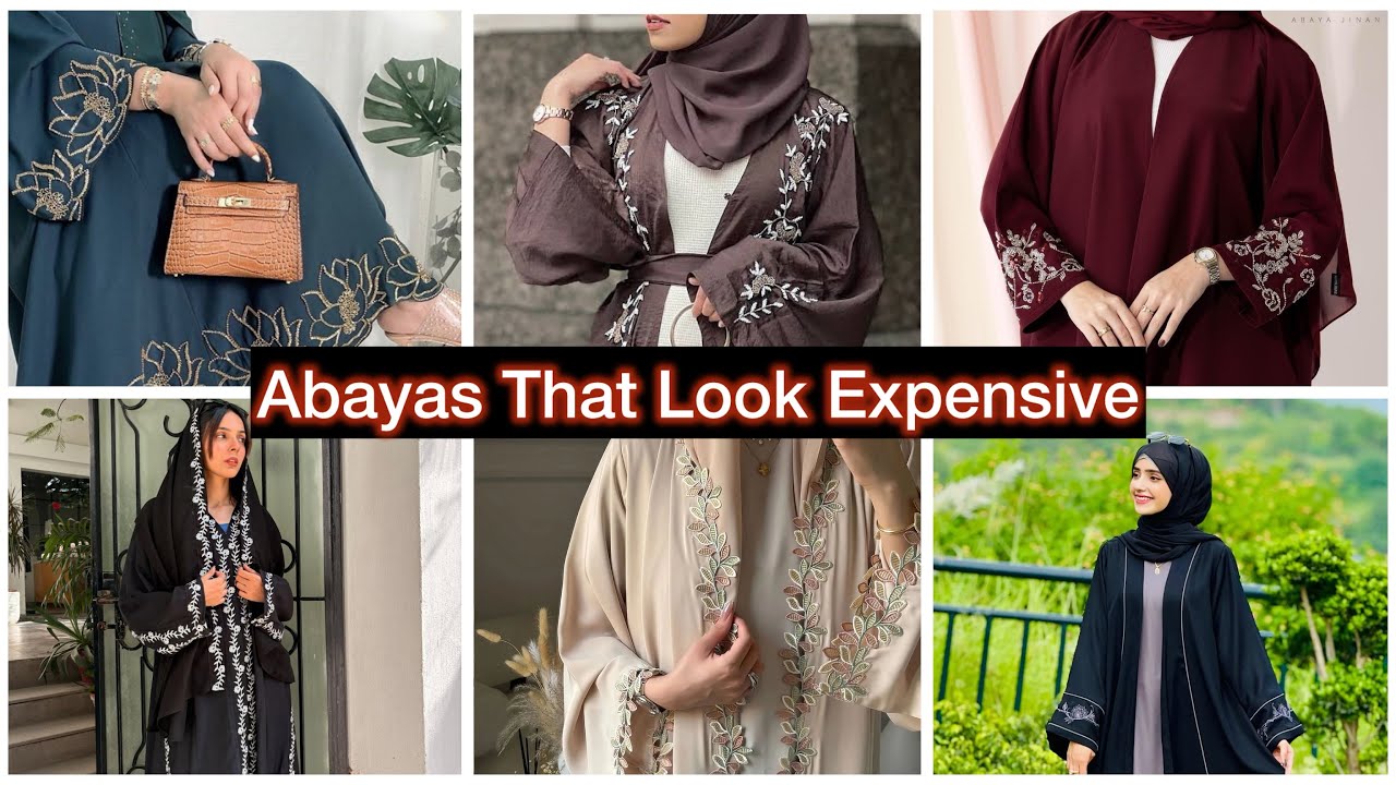 Latest Fancy Embroidered Abaya Designs 2026 | Elegant & Trending Abaya Styles