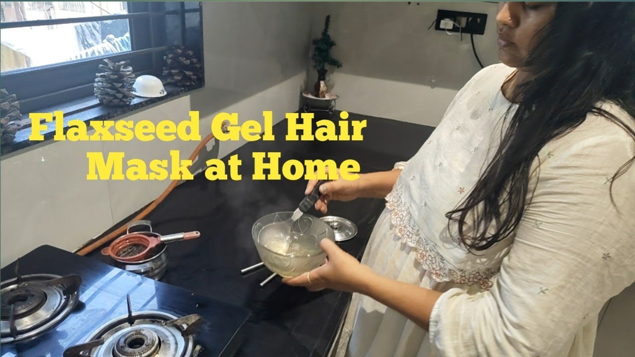Flaxseed Gel Hair Mask at Home | Family Voyagers 