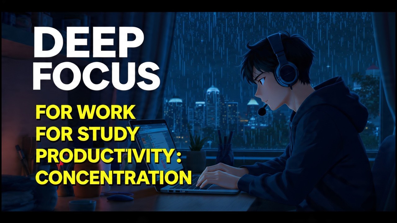 🔴 LIVE Focus Music for Work | Relaxing Instrumental Background for Clear Thinking