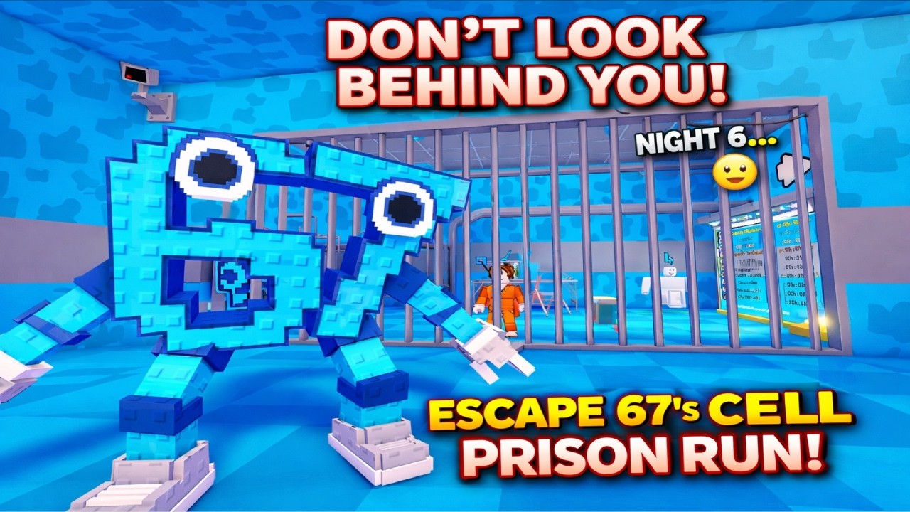 67'S PRISON RUN | I Tried to Escape This Prison… Big Mistake 😭 | Roblox in video 4K #roblox