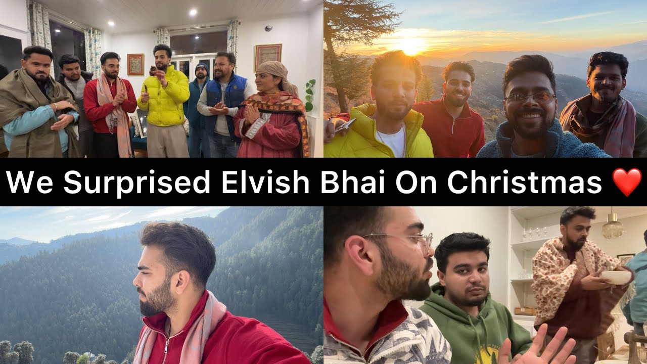 We Surprised Elvish Bhai On Christmas ❤️Finally Trip Ends 😭