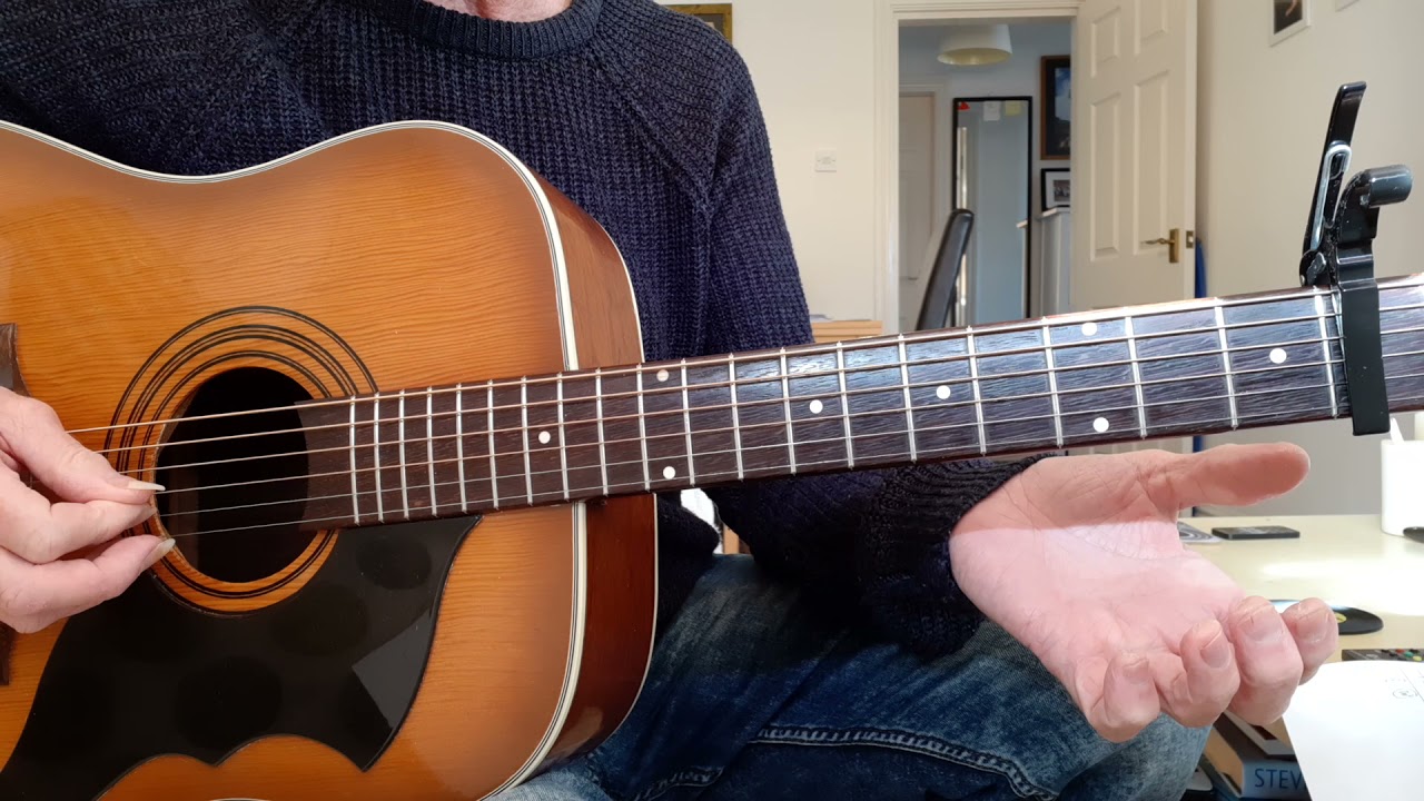 Blue Moon (instrumental) Teaching video# 3 - middle section