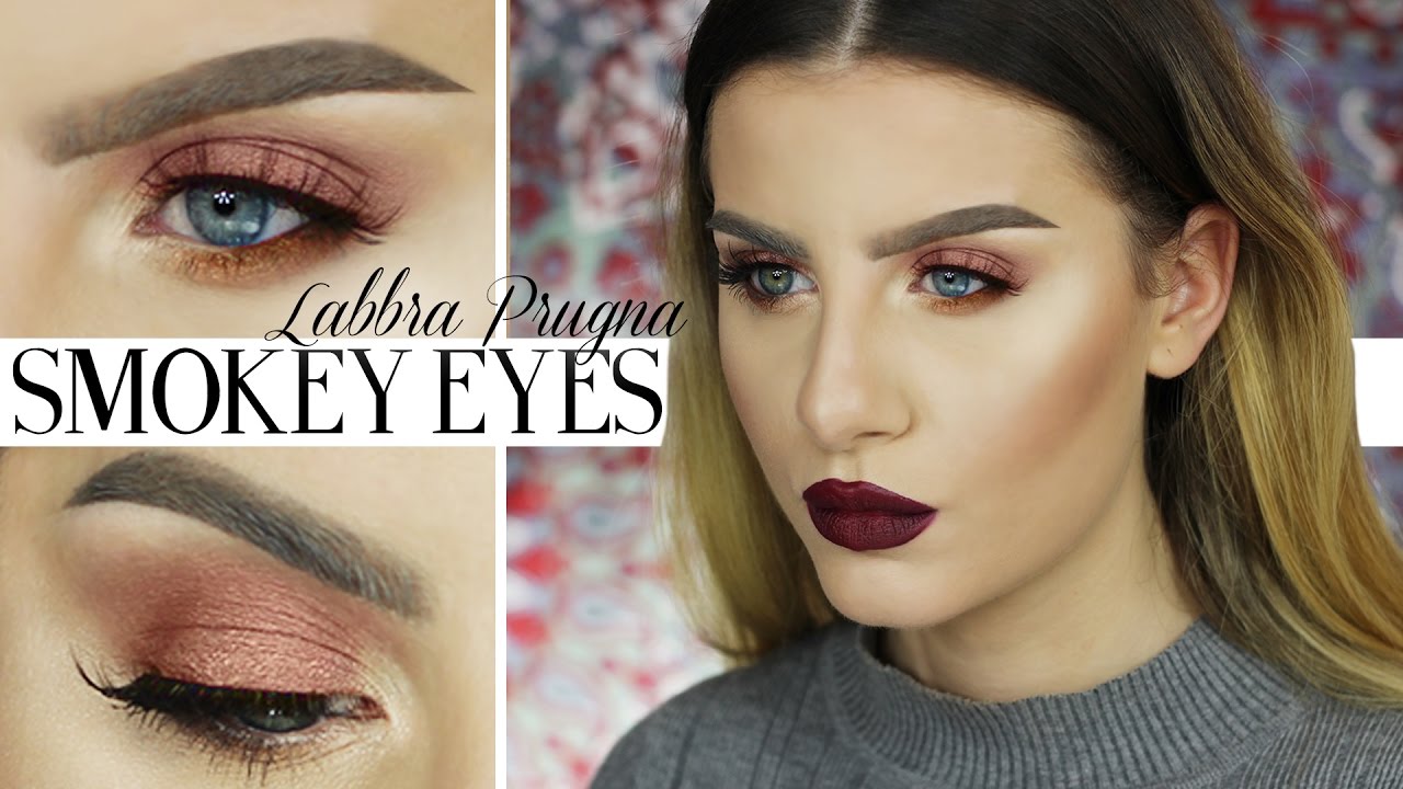 Make up Tutorial FACILE | Trucco Occhi Smokey eyes Borgogna e Rame & Labbra prugna