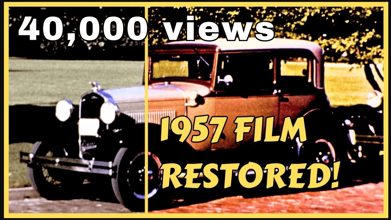 Rare 1957 Classic Car Show in Color • Greenfield Village & Ford Museum, Dearborn MI